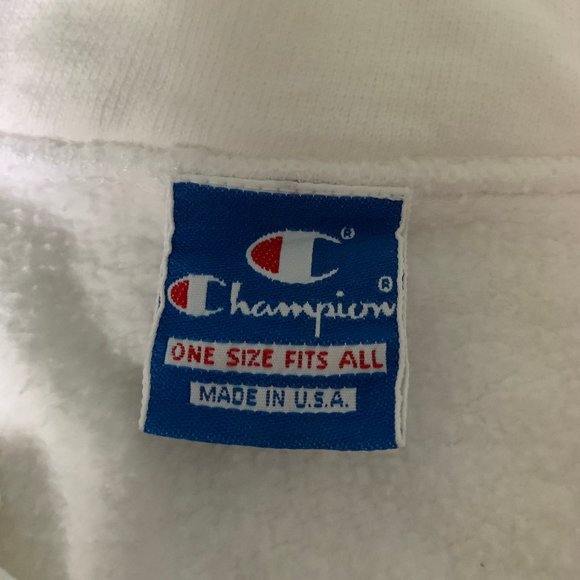 Very Rare! Vintage Champion 1/4 Zip Sweatshirt - Picture 6 of 6